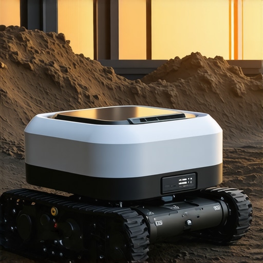 Autonomous Excavation Robot in Urban Setting Robotic excavation system operating underground with sensors and AI in city environment