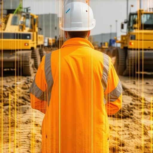 Urban excavation site featuring digital twin models and IoT sensors for safety