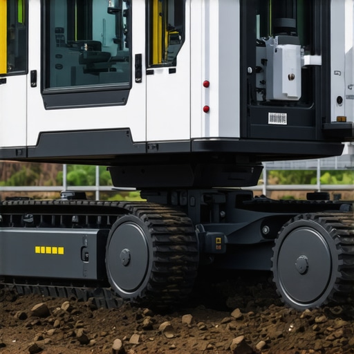 Future of Trenching with Robotics and AI Robotic trenching machine with AI sensors working underground