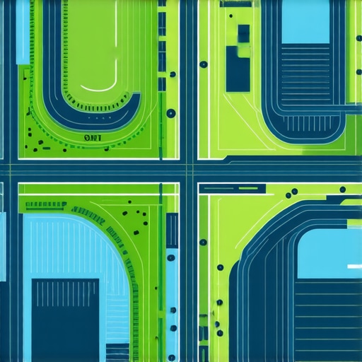 Illustration of AI analyzing underground utility maps for conflict detection