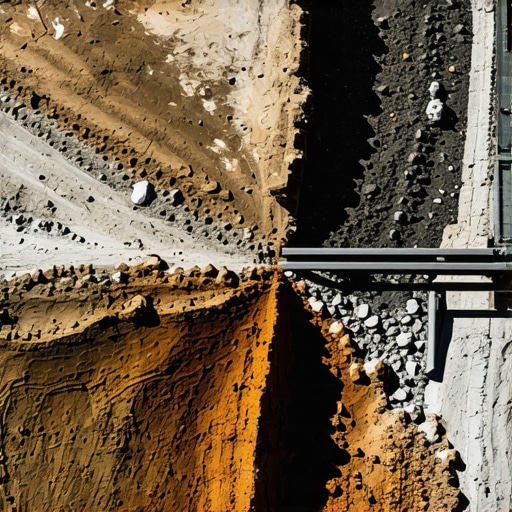 Advanced GPR Utility Detection in Urban Soil Ground-penetrating radar survey mapping underground utilities in urban construction site