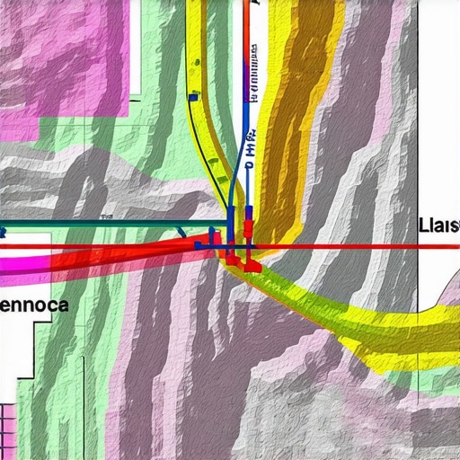 Composite image of GIS, BIM, and sensor data overlaying underground infrastructure