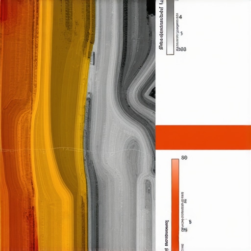 Drone capturing multispectral images of soil layers for precise excavation