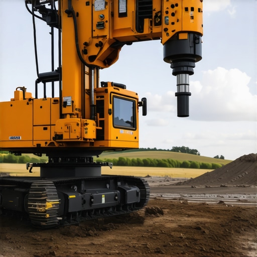 Robotic drill equipped with sensors performing underground excavation in heterogeneous soil conditions