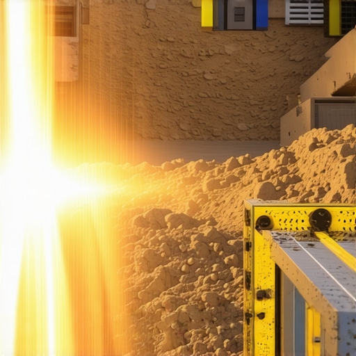 Smart Sensor Technologies for Urban Excavation Safety High-tech sensors integrated with hydrovac equipment monitoring underground utilities in urban environment