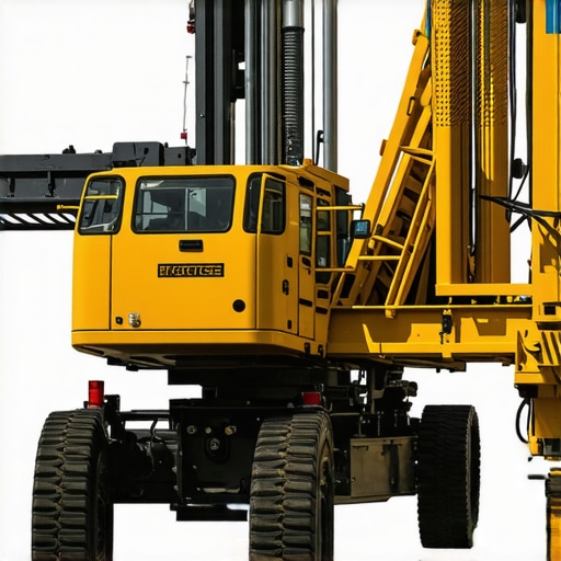 Modern underground drilling rig equipped with sensors and automated controls for safety and precision