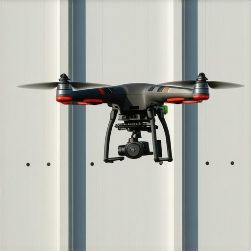 Drone conducting underground survey with AR and sensors