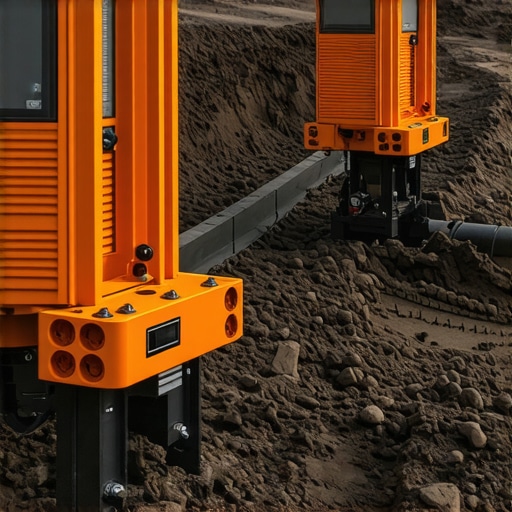 Fiber-optic sensors and geotechnical monitoring systems tracking soil behavior during excavation