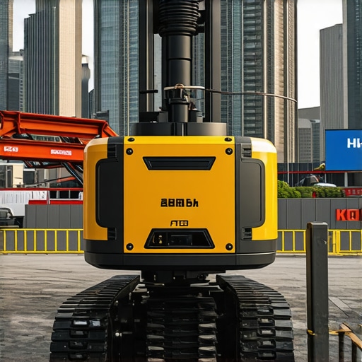 Futuristic autonomous drilling rig using AI sensors beneath urban surface