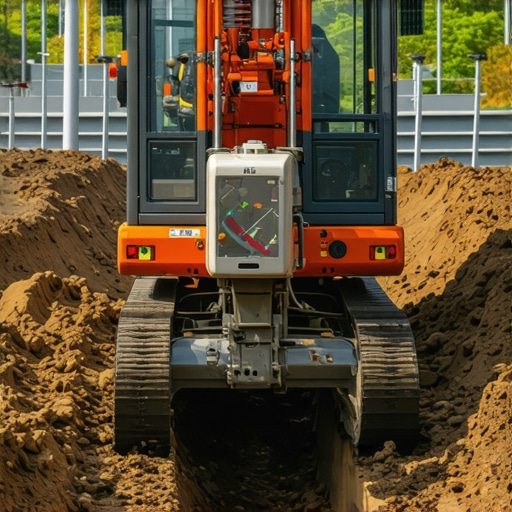 Digital twin and AI soil sensors monitoring underground trenching process