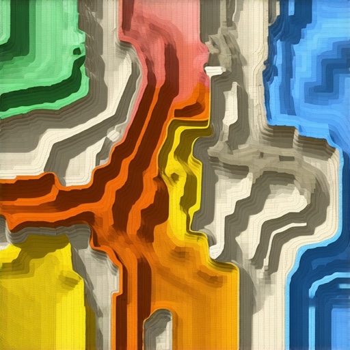 Digital layered underground utility map with geological data overlays. 3D digital model illustrating underground utilities and geotechnical layers with data overlays for planning.