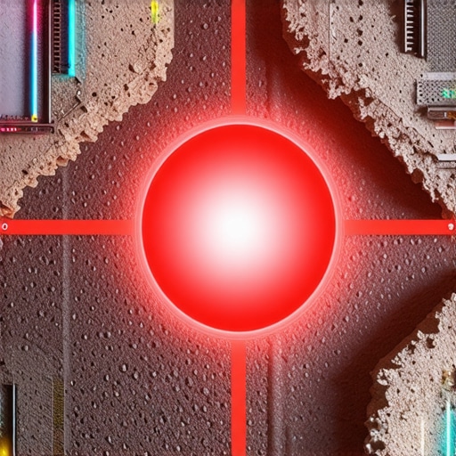 Concept illustration of advanced underground utility detection systems with quantum sensors and AI analysis