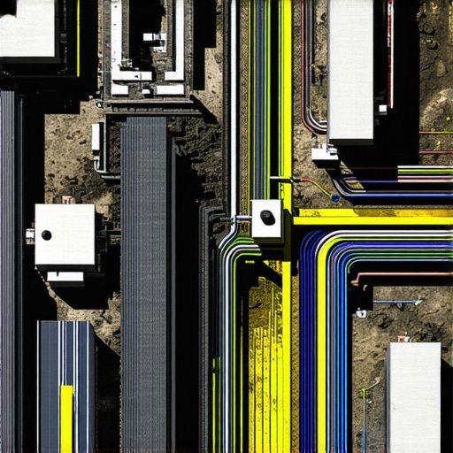Sensor Fusion in Utility Detection Advanced multisensor fusion system analyzing underground utilities with visual overlays