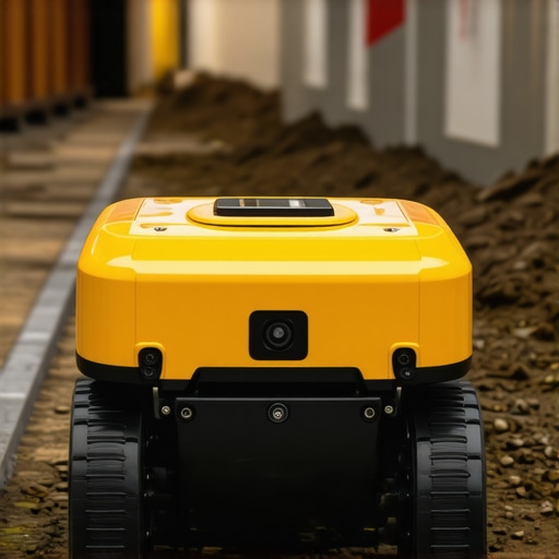 AI-Powered Utility Detection System Robotic underground utility detection with AI technology in urban construction site