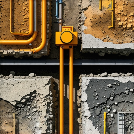 Advanced Underground Utility Detection System Visualization of multi-sensor fusion data mapping underground utilities in real-time