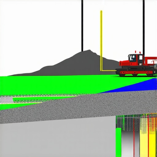 Advanced utility mapping with GPR and GIS Image demonstrating underground utility detection using ground-penetrating radar and geographic information system integration