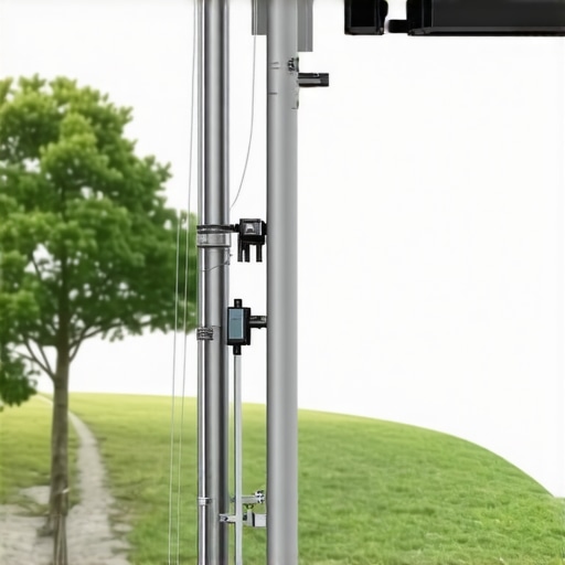 Expert technicians using sensors and geophysical equipment to map underground utilities in a city