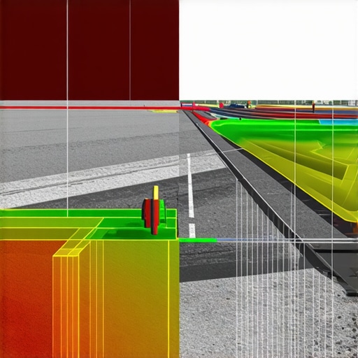 Digital Twin Utility Mapping in Urban Site Illustration of a digital twin hologram overlay showing underground utilities and soil layers in an urban setting