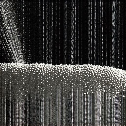 Close-up of advanced nanomaterials embedded in geosynthetics enhancing soil stability in coastal areas