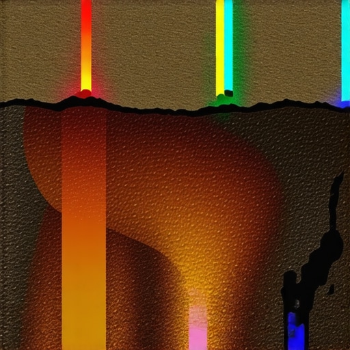 Illustration of advanced quantum sensors scanning subterranean infrastructure