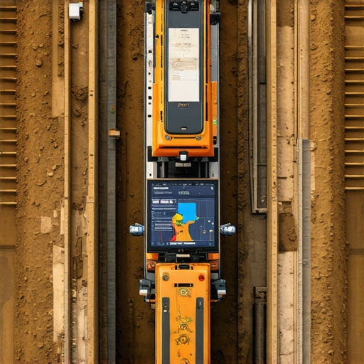 Visual of a modern underground excavation site equipped with sensors and adaptive control systems