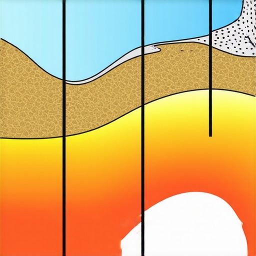 Illustration showing how adaptive drilling fluids respond to different soil layers during borehole drilling