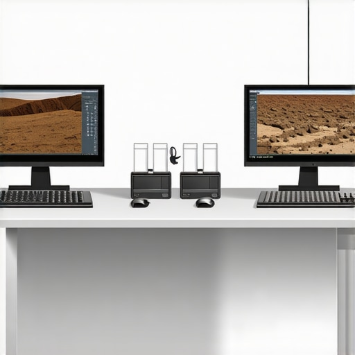 Laboratory setup with soil samples and digital modeling equipment for ground analysis.