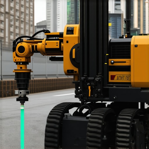 Futuristic robotic drilling units employing quantum sensors for underground utility mapping in cityscape