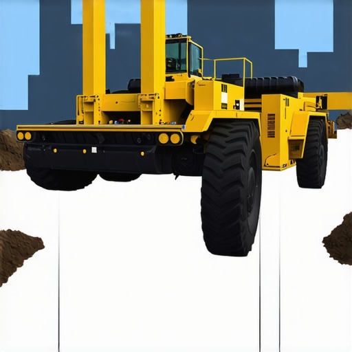 Diagram showing IoT sensors embedded in stabilized soil during underground excavation.