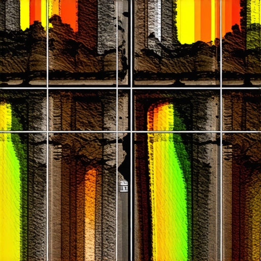 High-res ground-penetrating radar images revealing subsurface structures in city trench sites