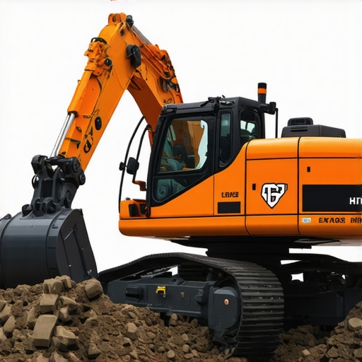 An image showing modern AI-powered trenching machinery working underground in a cityscape