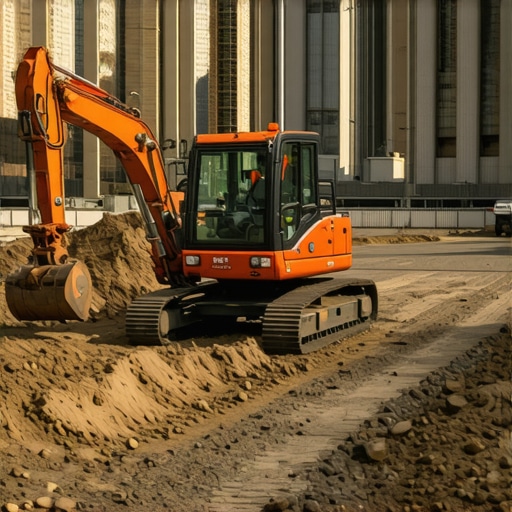 Soil sensors and geophysical survey equipment used for advanced underground soil analysis in urban settings.