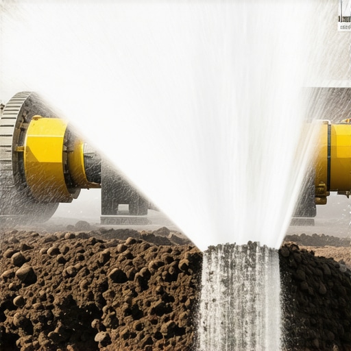Hydrovac nozzle with digital controls operating in variable soil conditions.