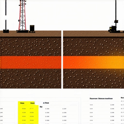 Visual of subterranean sensors monitoring soil properties with digital interface