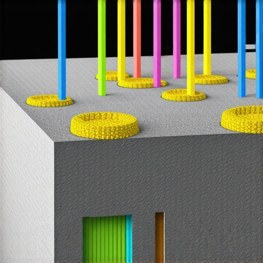 Microscopic view of nanomaterials enhancing trench stability