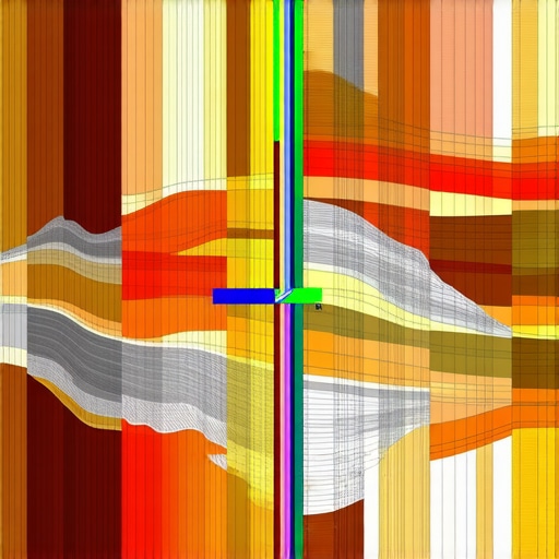 Drilling rig equipped with sensors and robotic guidance navigating complex geological layers