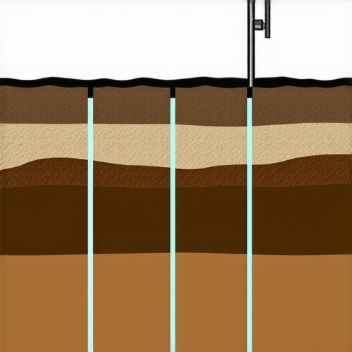 Geotechnical sensors analyzing soil properties in real-time during drilling.