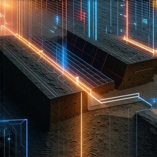 Advanced Soil Monitoring Technologies Illustration of underground sensors and data analytics monitoring soil and utility conditions