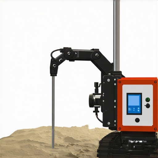 A robotic device performing real-time borehole inspection with sensors and AI technology.