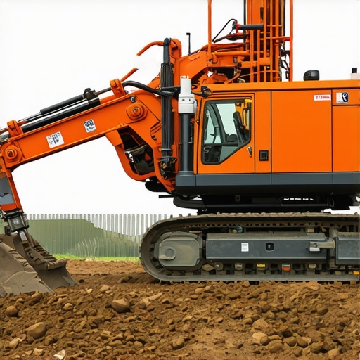 Autonomous Vacuum System in Challenging Soils Modern vacuum excavation equipment with AI sensors adjusting parameters in real-time