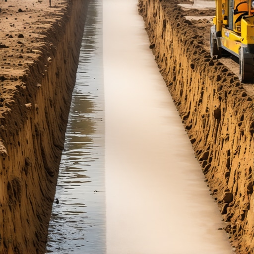 Application of chemical stabilizers to soil in an urban construction zone