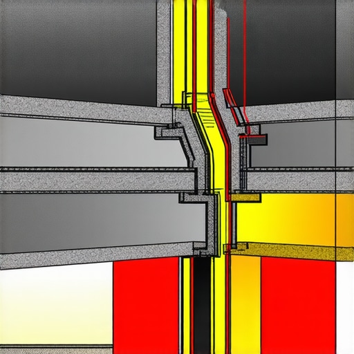 A modern underground construction site with sensors, control panels, and fluid flow visualization