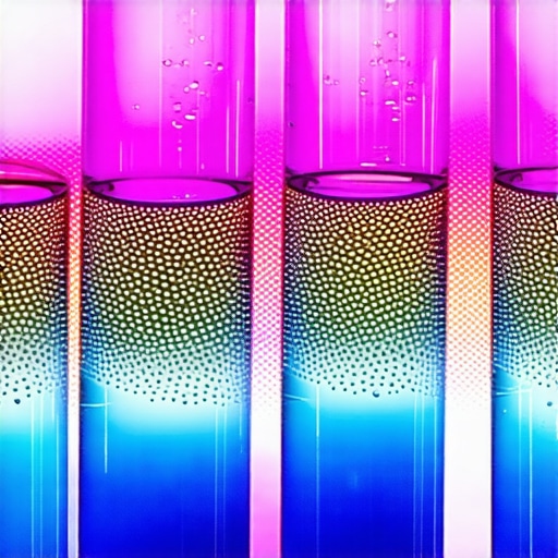 Microscopic view of nanoparticles in drilling fluid creating resilient seals