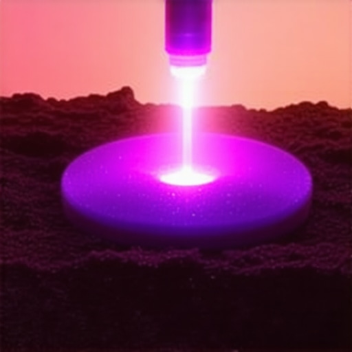 Illustration of nanotech-enhanced soil reinforcement with embedded sensors and adaptive materials