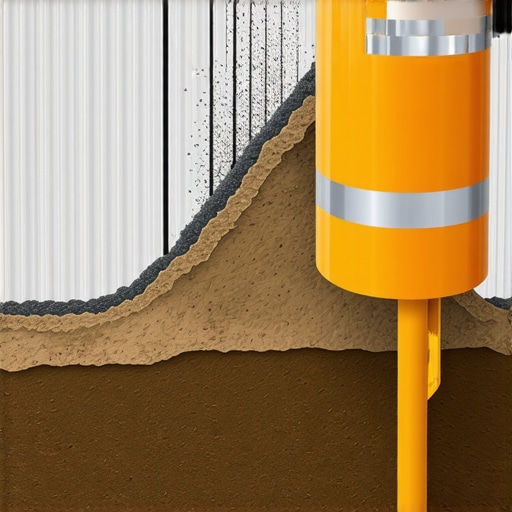 Fiber optic sensors monitoring trench wall in vacuum excavation