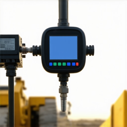Smart Relief Valve Technology Relief valve equipped with digital sensors and diagnostic tools for excavation safety