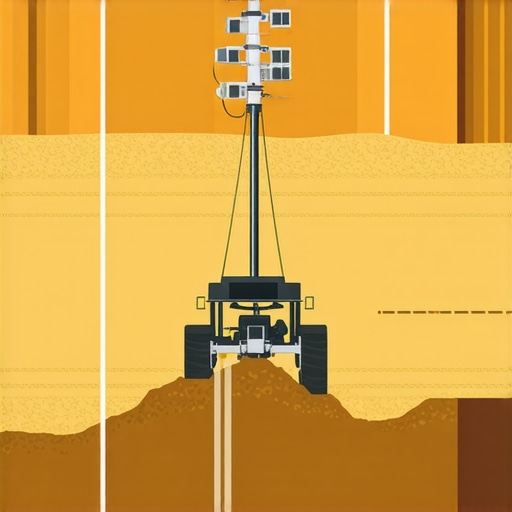 Smart Soil Monitoring Sensors in Action Advanced soil sensors tracking moisture and pressure during excavation.