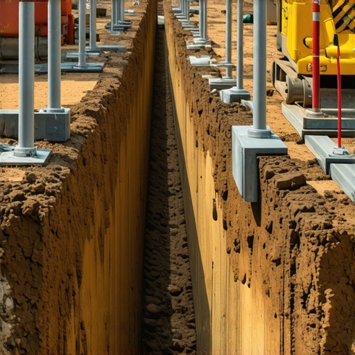 How to Shore a Trench Around Existing Live Conduits
