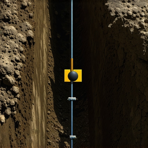 Installation of sensors for real-time trench water management