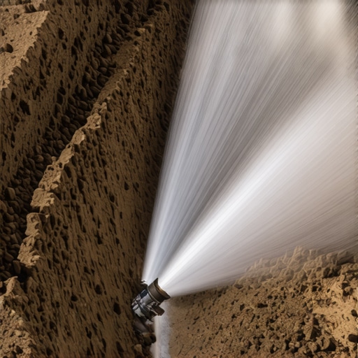 Injection of nanomaterials and bio-binders into heterogeneous underground soils for improved trench stability.